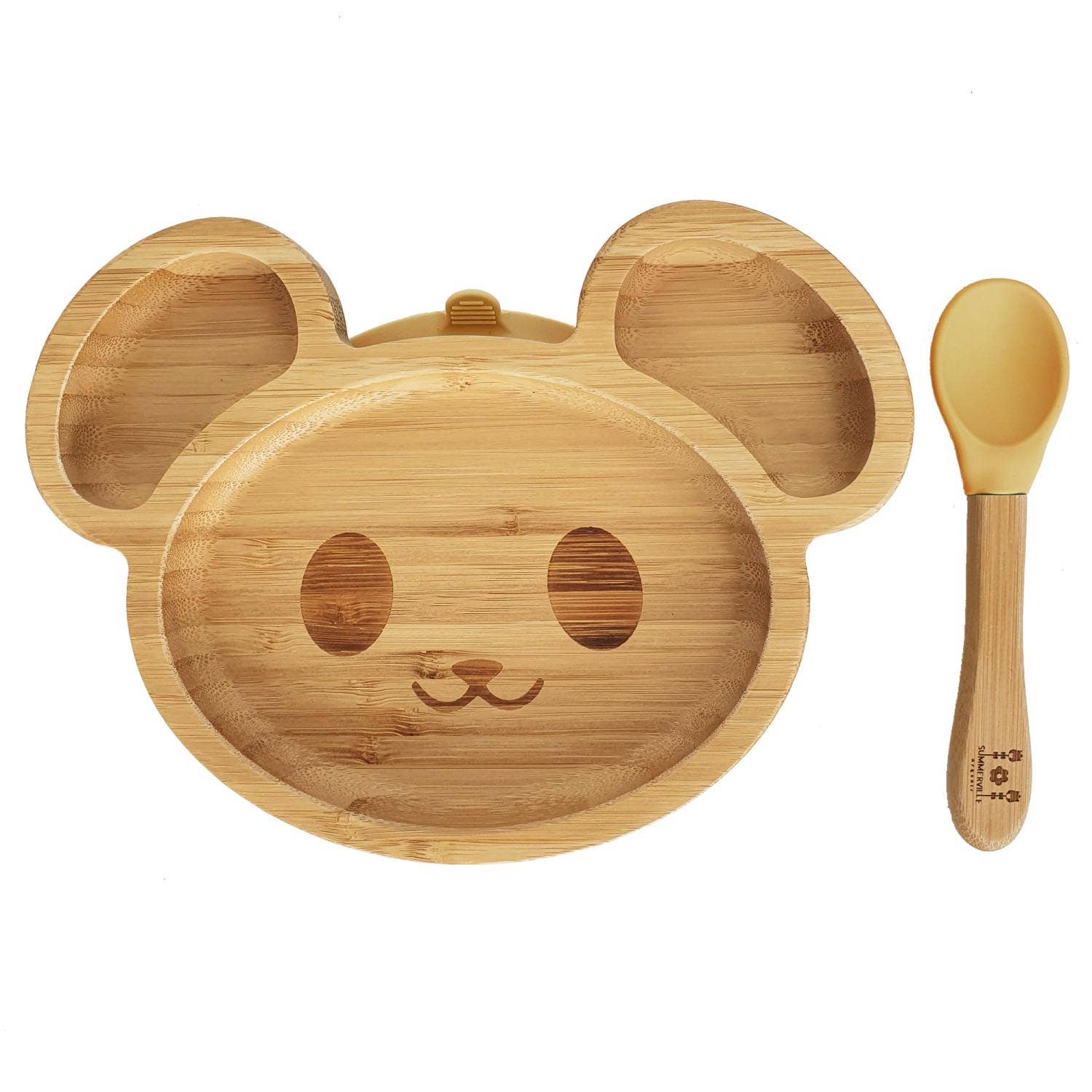 Summerville organic - Wholesale Dinnerware Set - Kids & Baby - Kids Bamboo Tableware Mouse Ochre0