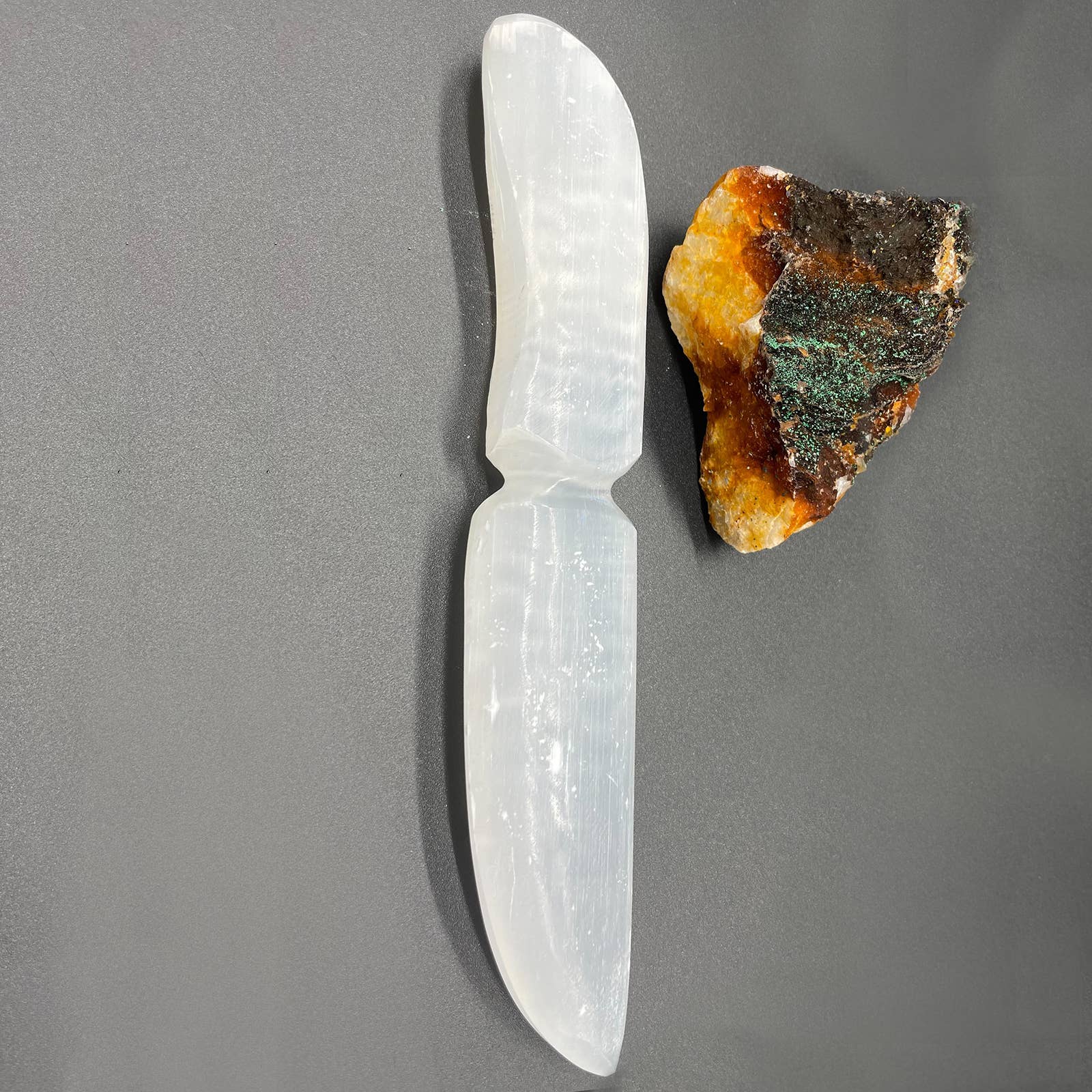 AW Artisan - Wholesale Spiritual Stone/Crystal - Selenita Ritual Knife - Classic8