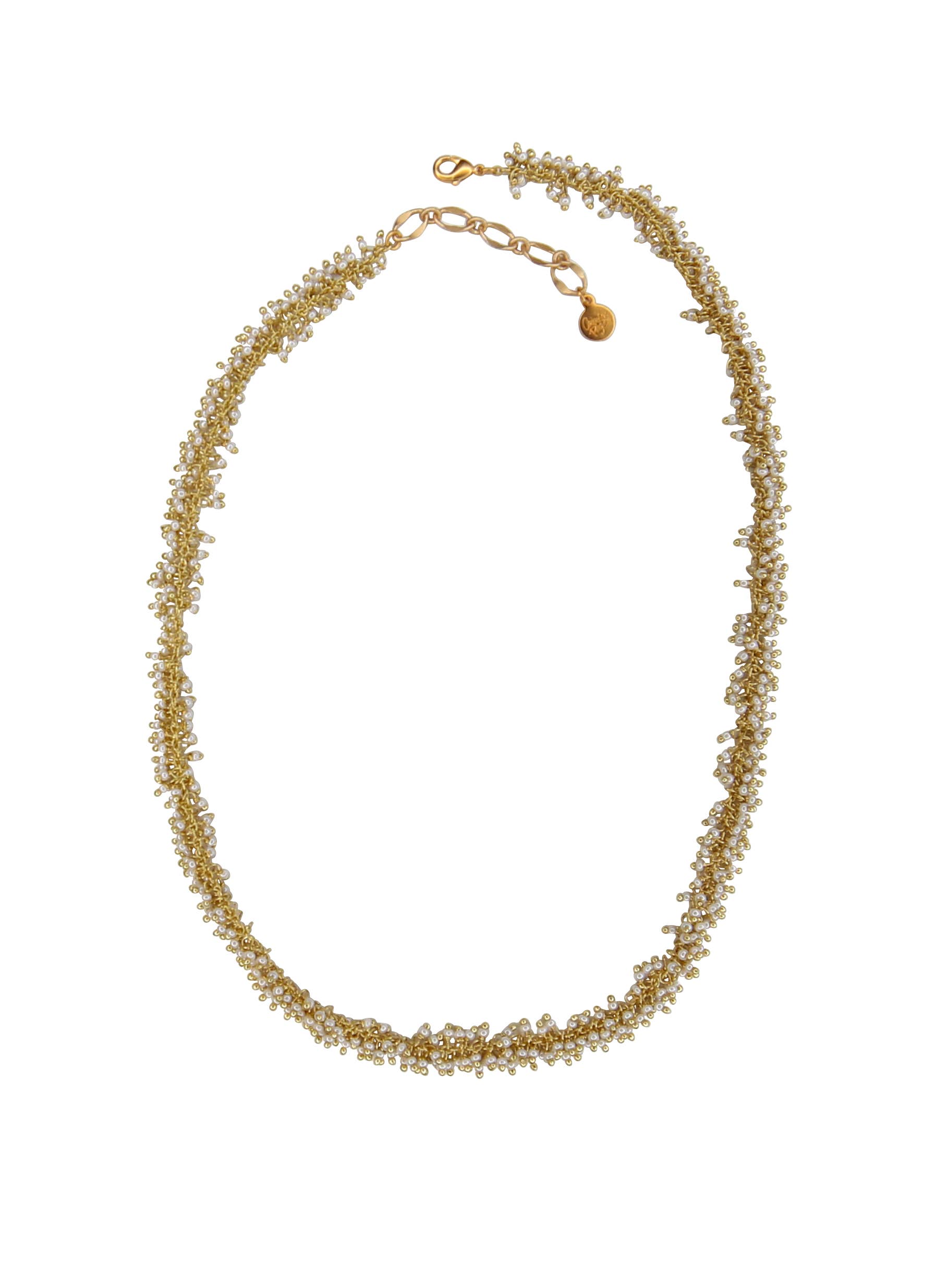 Catherine Page Jewelry - Wholesale Beaded/Pearl Necklace - Sprinkles Short Necklace in Pearl
