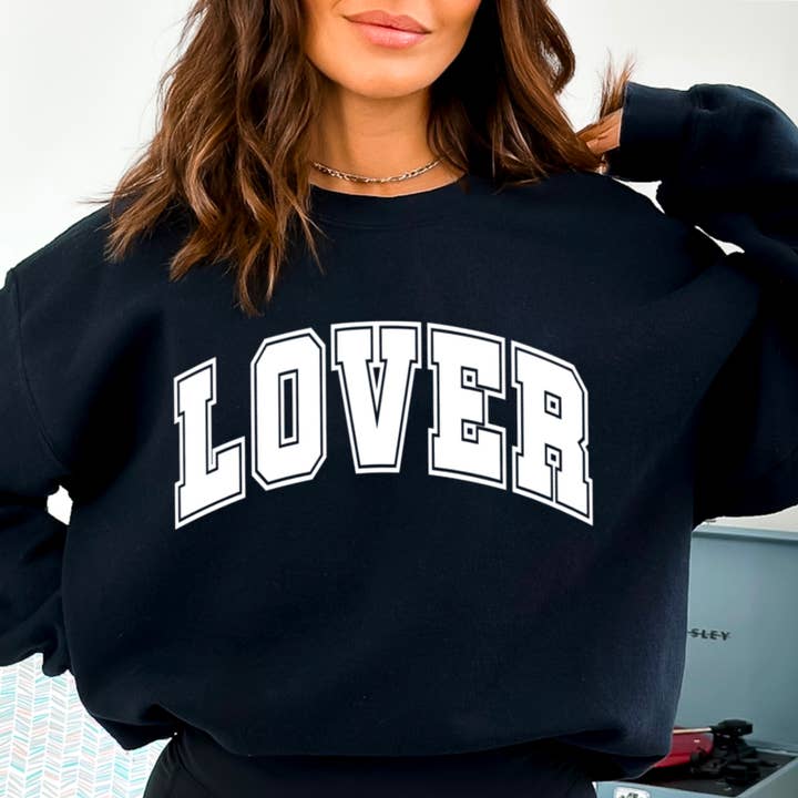 Shoppe SHC - Vendita all'ingrosso Felpa stampata - Donna - Felpa Lover Valentine | Felpa con grafica serigrafata7