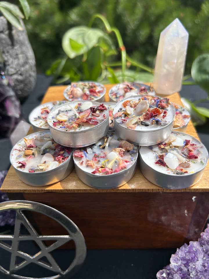 Self Love Tealight Spell Candles and other Purchase Wholesale 0 minimum. Free Returns & Net 60 Terms on Faire trending on Faire.