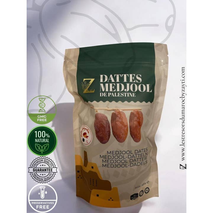 Zayti L.T.D.M – wholesale Dried/dehydrated fruit – Pitted Medjool Dates – 100% AUTHENTIC! 400g