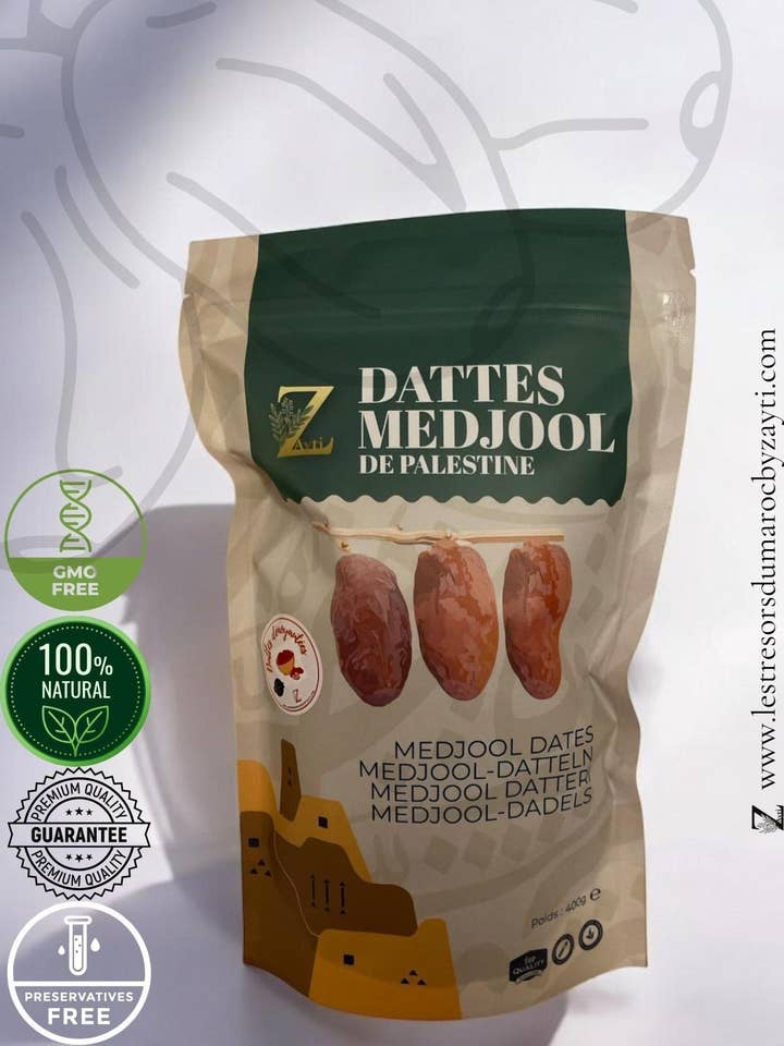 Pitted Medjool Dates – 100% AUTHENTIC! 400g for wholesale by Zayti L.T.D.M