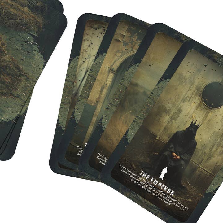 Ibiza Tarot USA - Wholesale Tarot Cards - The Echo Chamber Tarot - 22 Major Arcana - A unique spiritual journey - Reflecting on inner voices and resonating with deep truths.4