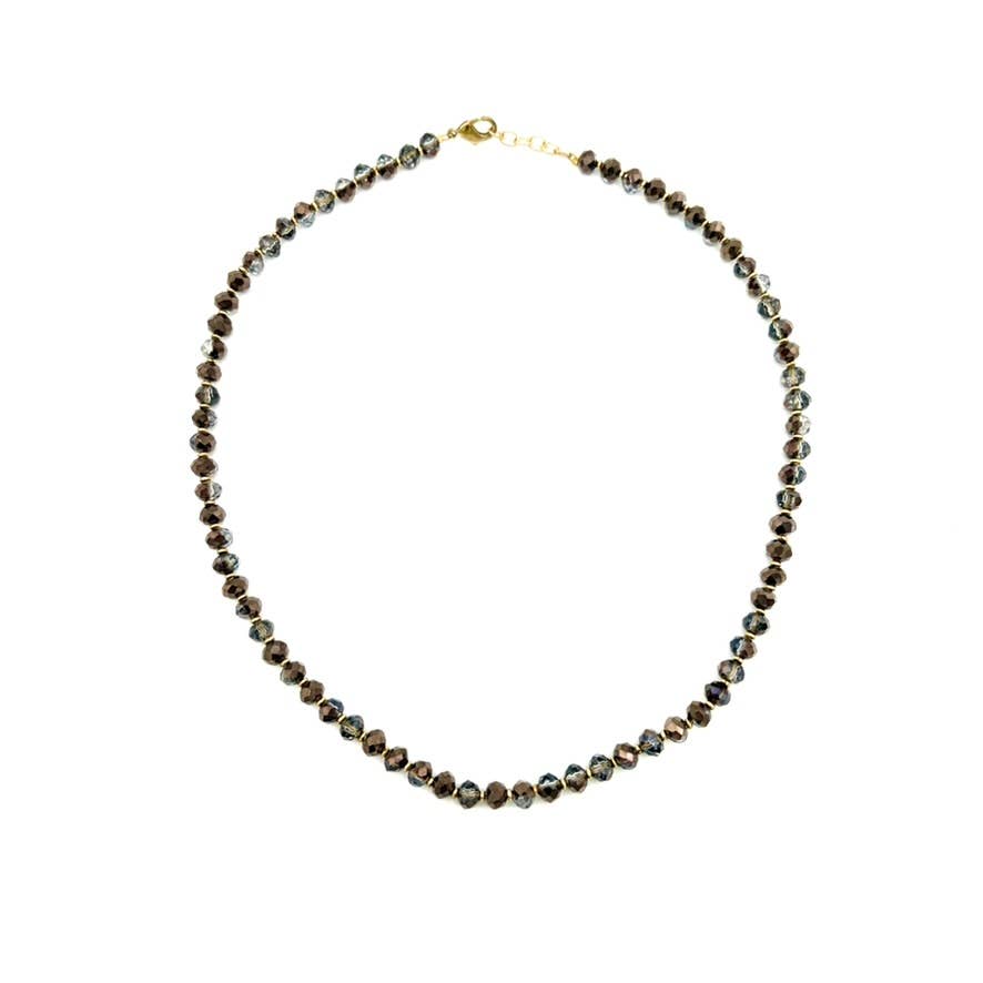 Baizaar – Großhandel Perlenkette – Perlen-Glitzer-Halskette0