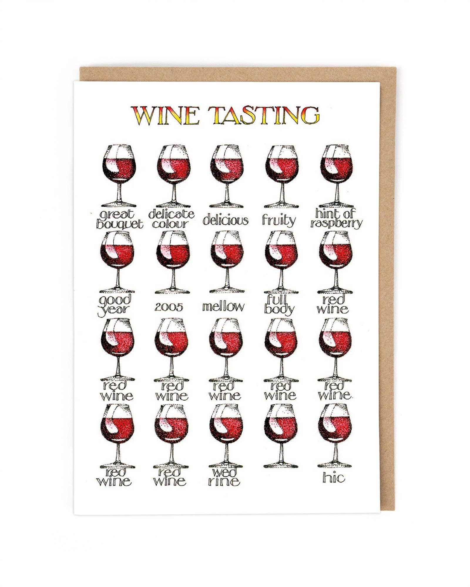 Cath Tate Cards – wholesale Everyday greeting card –  WINE TASTING 0