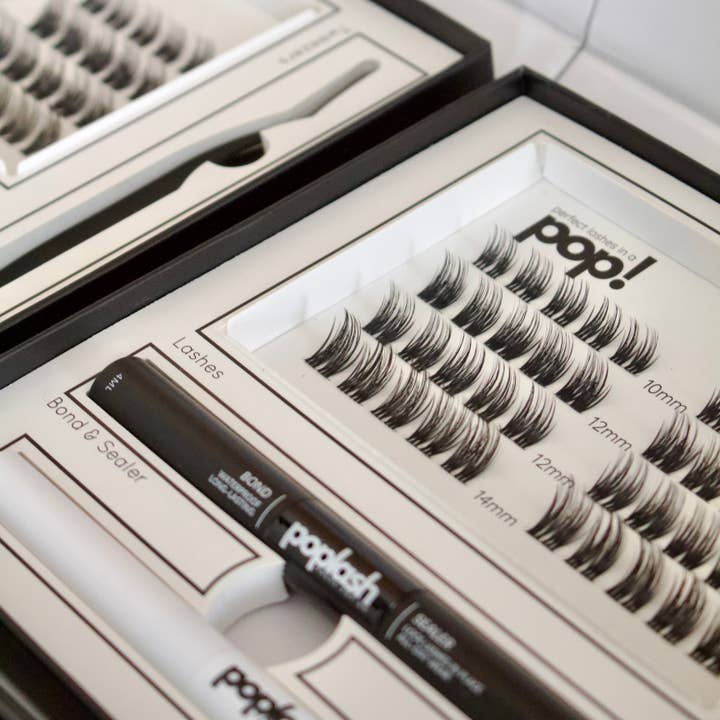 PopLash - Wholesale Fake Lash Applicator - DIY Eyelash Extension Kit – 7 Minute Lash Routine | PopLash1
