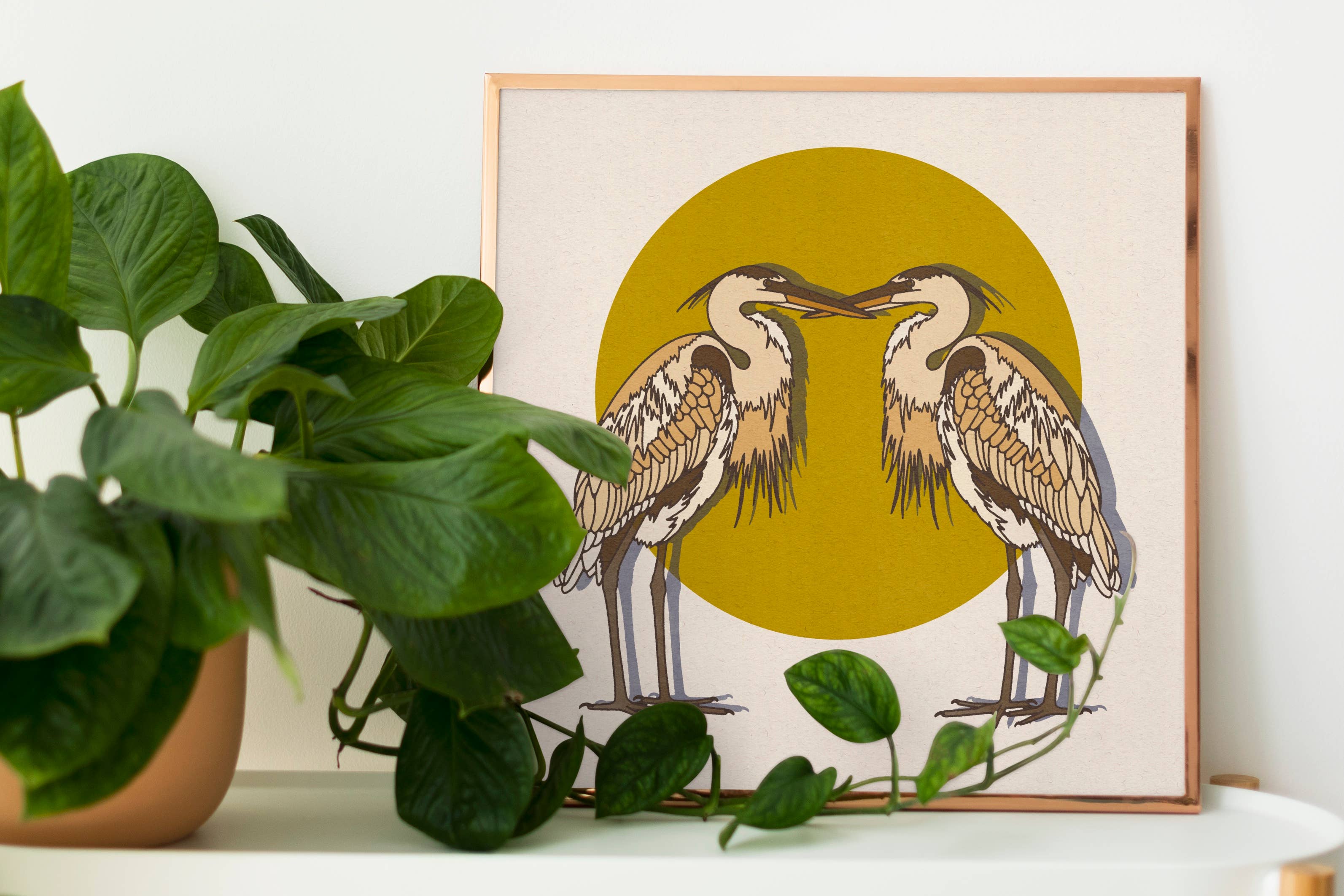 Brooke Finally - Wholesale Art Print - 8x8 Egret Art Print2