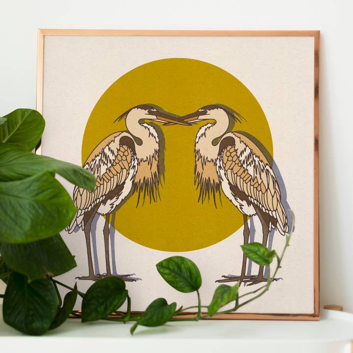 Brooke Finally - Wholesale Art Print - 8x8 Egret Art Print2