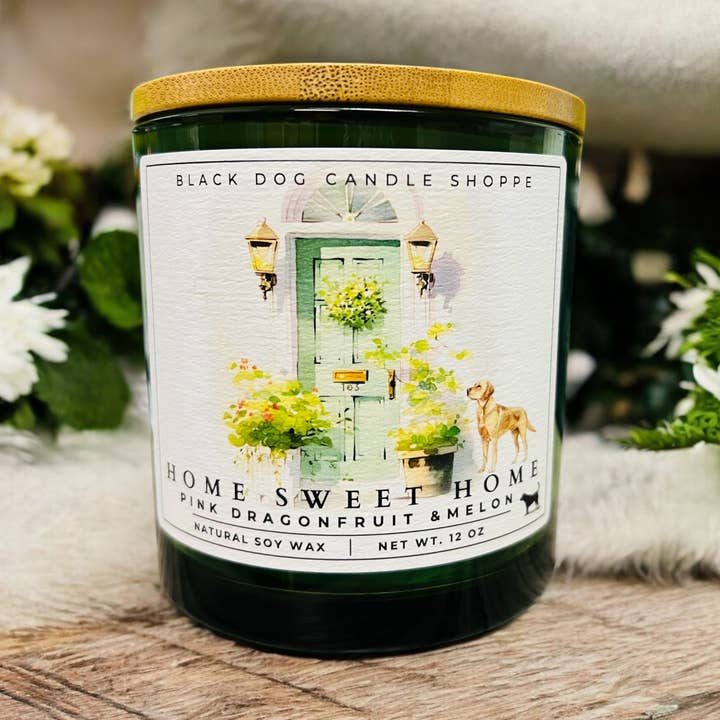 Hem Ljuva Hem Dubbel Veke Stor Sojaljus för wholesale av The Black Dog Candle Shoppe