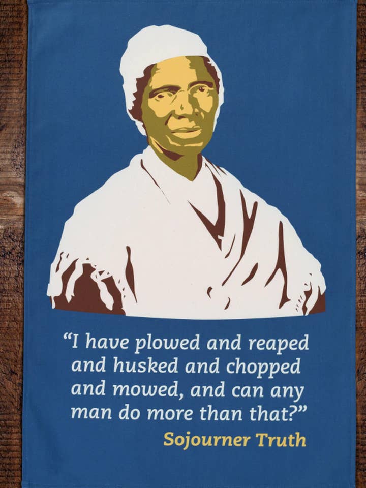 Sojourner Truth Tea Towel for wholesale by Radical Tea Towel North America