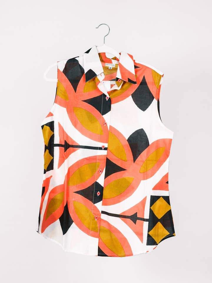 SAMPLE Rosalia Blouse Moroccan for wholesale by ModaPosa