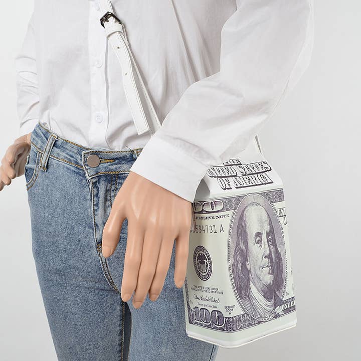 US Dollar Crossbody Bag for wholesale by 3AM BY H&D ACCESSORIES