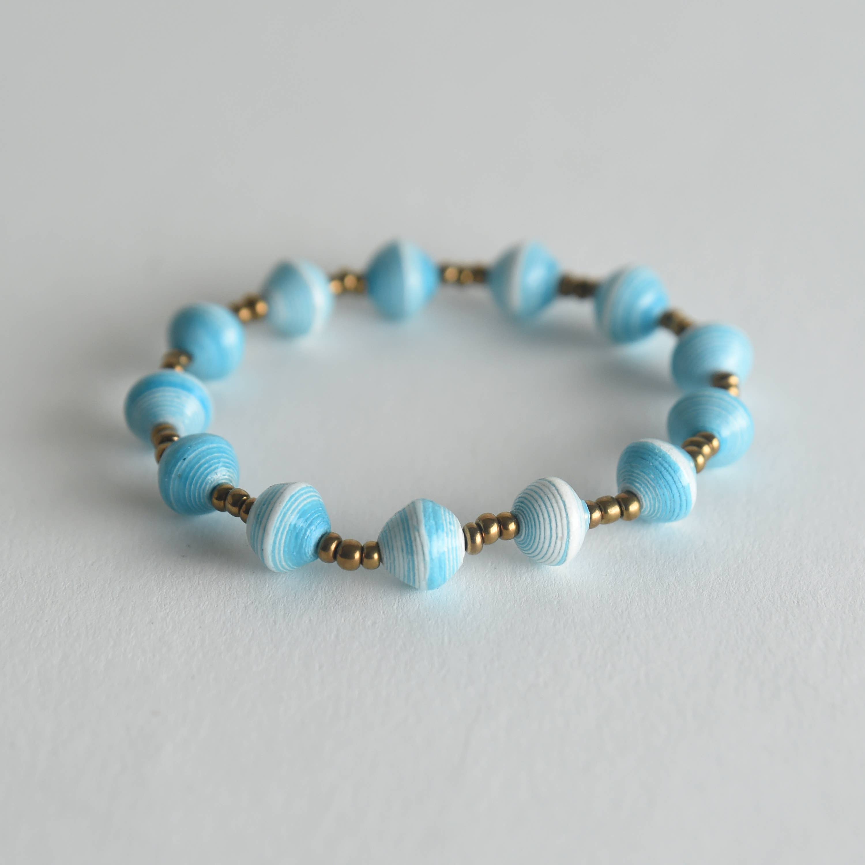 Project Have Hope - Vendita all'ingrosso Bracciale con perline - Bracciale in carta elasticizzata a righe12