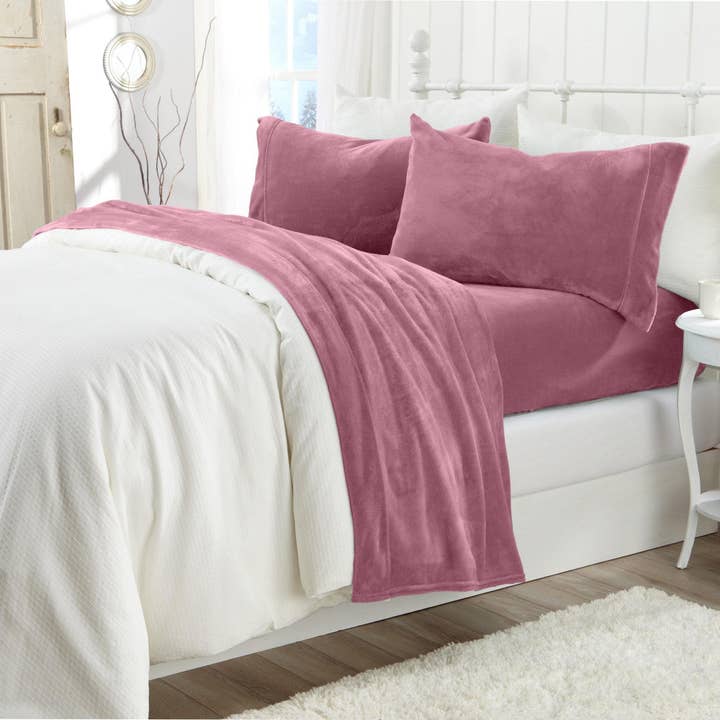 BH Collective - Wholesale Sheet Set - Velvet Plush Sheets - Solid Colors - Velvet Luxe78