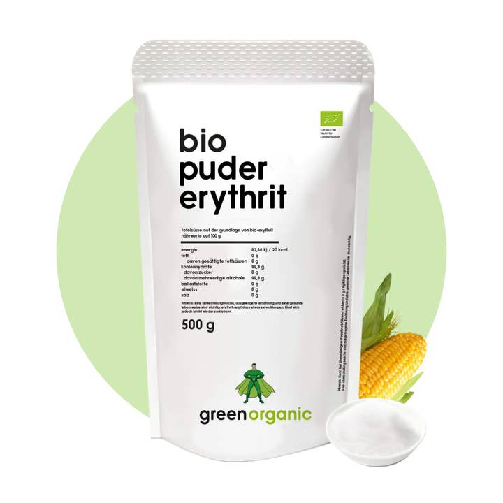 Organic Workout – wholesale Sugar/Sweetener – Organic Premium Powdered Erythritol – 190 g