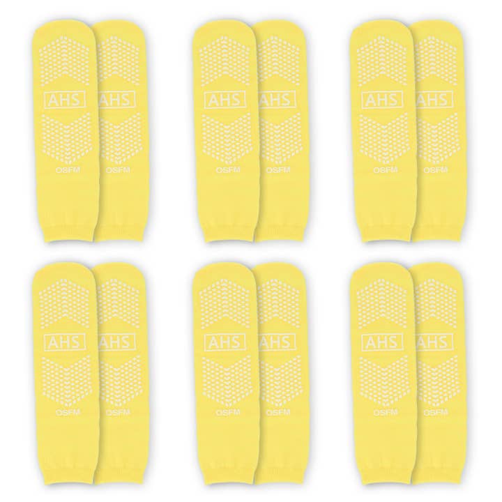 American Hospital Supply – wholesale Socks – Unisex – AHS Hospital Socks with Grippy Anti-Slip Tread38