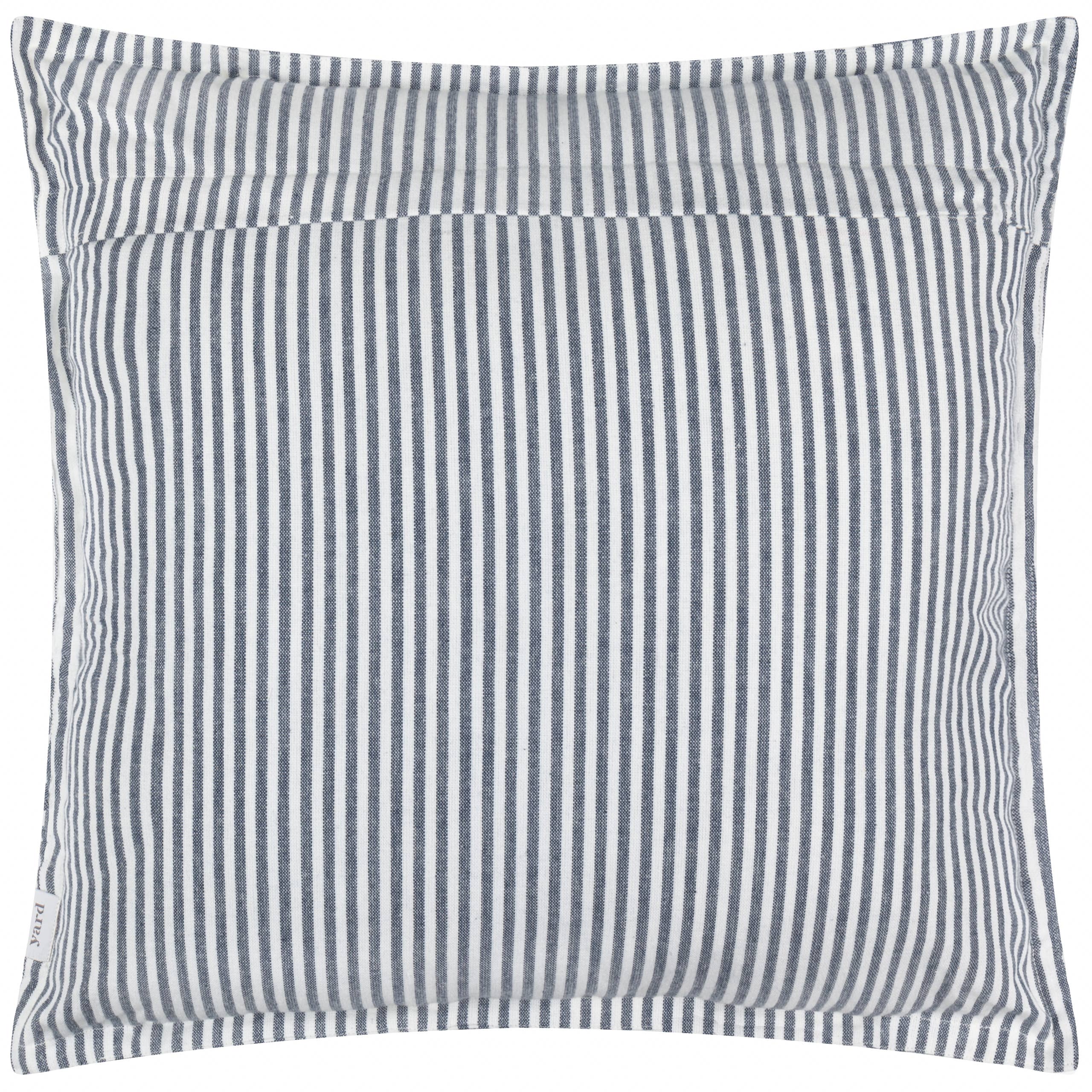Marine Coussin extérieur en coton Hayle bleu marine en vente sur Faire2