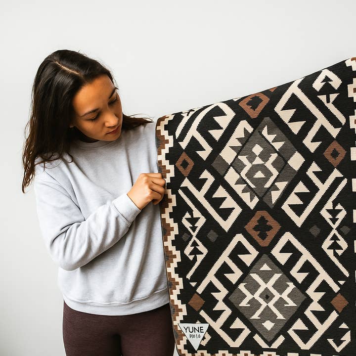 Yune Yoga - Wholesale Yoga Mat - Moab Rocks Foldable Travel Yoga Mat – 2mm Lightweight, Non-Slip, Eco-Friendly Mat for On-the-Go Practice | Yune Yoga0