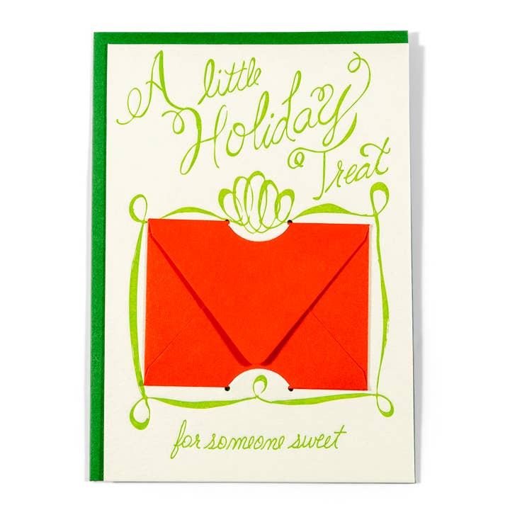Holiday Treat | Presentkorthållare för wholesale av Color Box Design & Letterpress