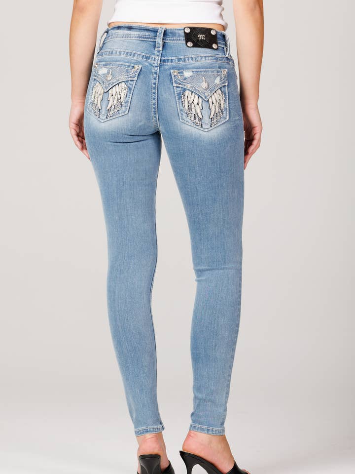 M5082S202- MID RISE SKINNY JEANS for wholesale by Miss Me