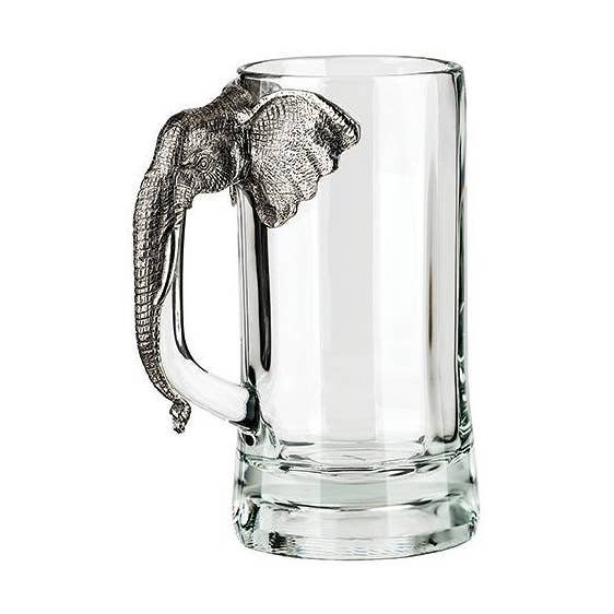 Menagerie Elephant Beer Mug for wholesale by MENAGERIE