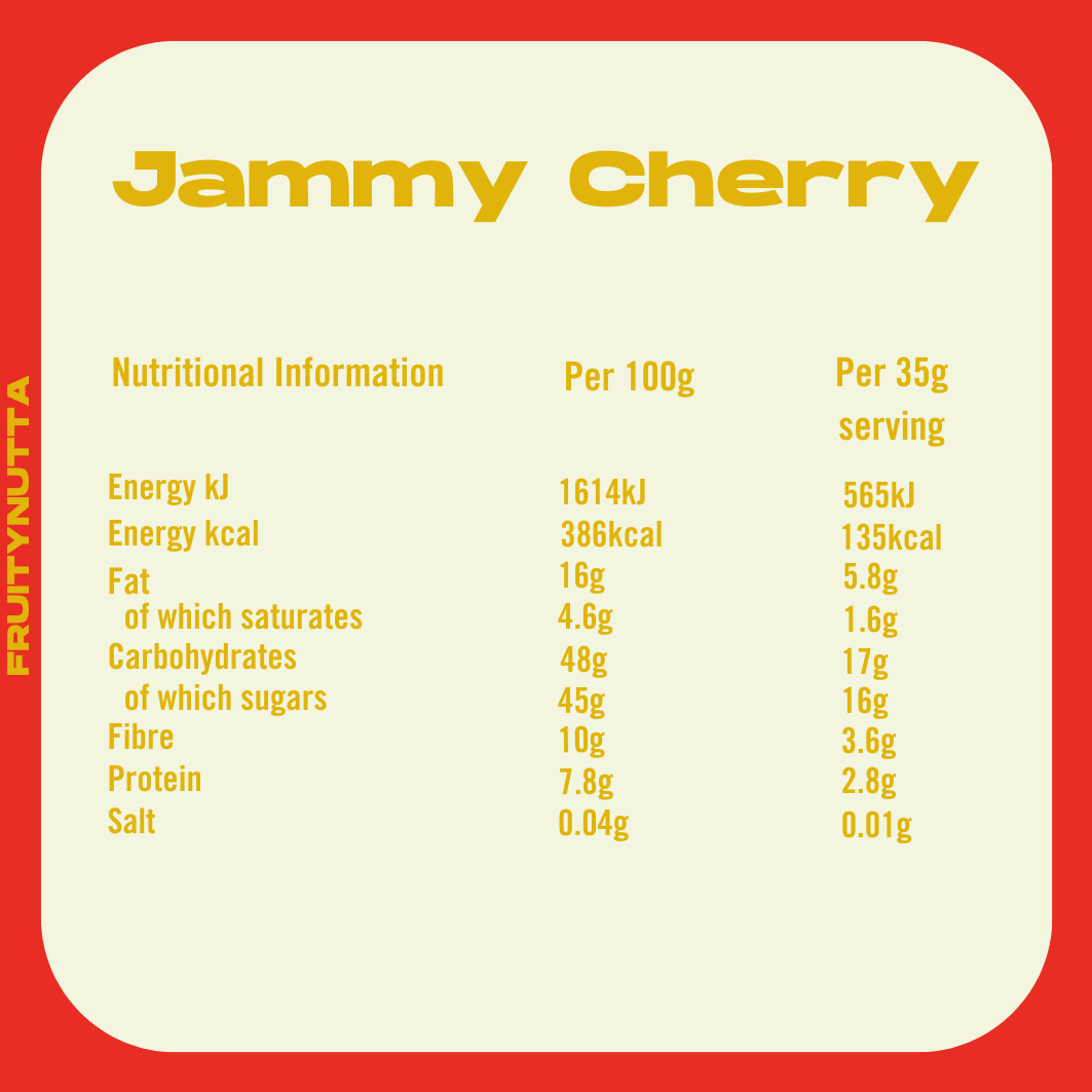 Vive – wholesale Chocolate bar – FruityNutta - Jammy Cherry2