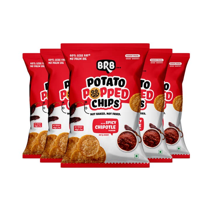 BRB Popped Potato Chips | Spicy Chipotle for wholesale by Univista LLC