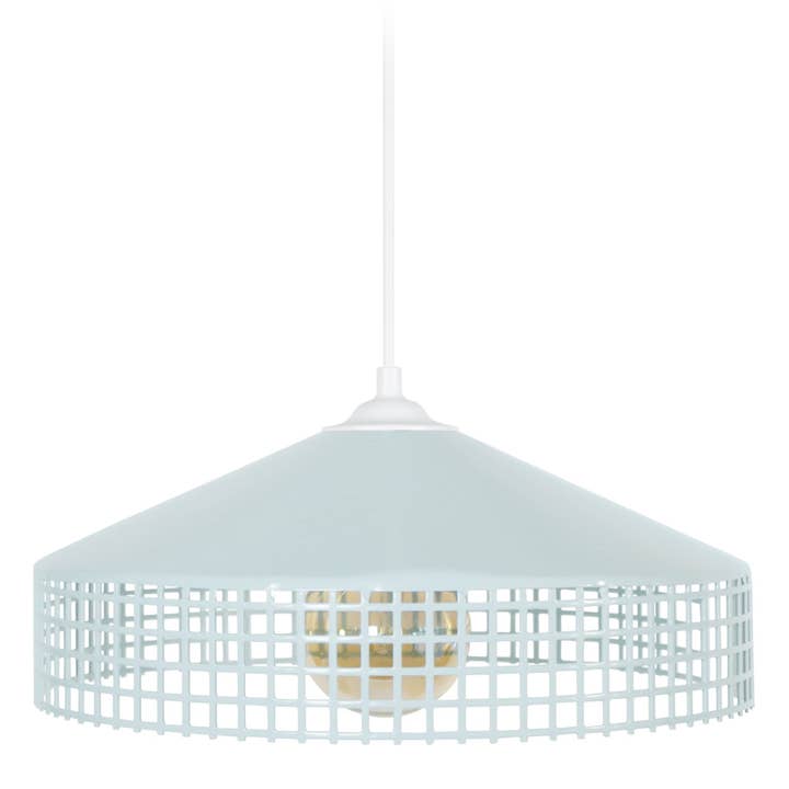 LISERON - Pastel Blue Metal Dome Suspension for wholesale by Tosel Shop