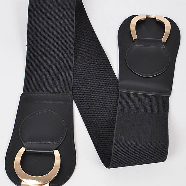 Shop Neighbors - Wholesale Belt - Women's - Faux Leather Wide Elastic Plus Size Belt4