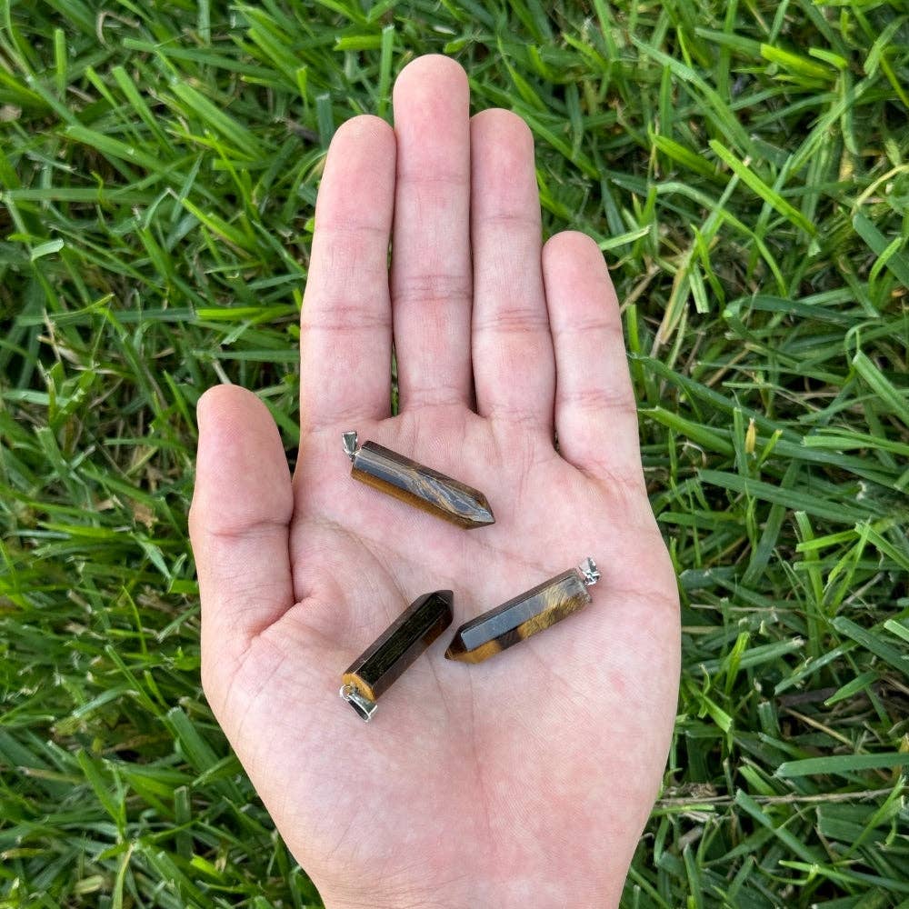 Earths Elements Wholesale - Wholesale Individual Charm/Pendant - Point Pendant - Tiger's Eye1