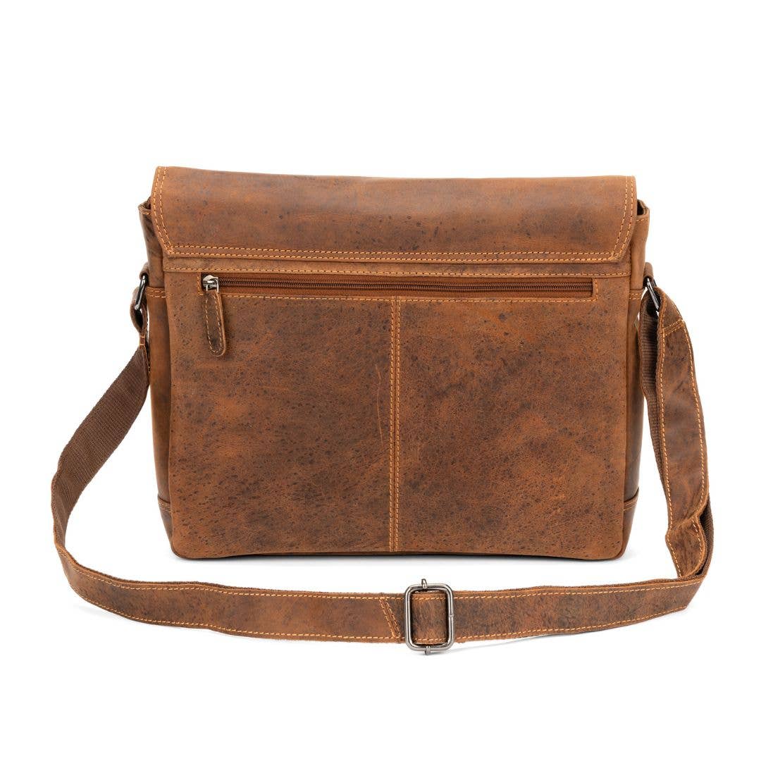 Greenwood Leather - Wholesale Messenger Bag - Unisex - Smart Messenger Steven 13" - GW1158