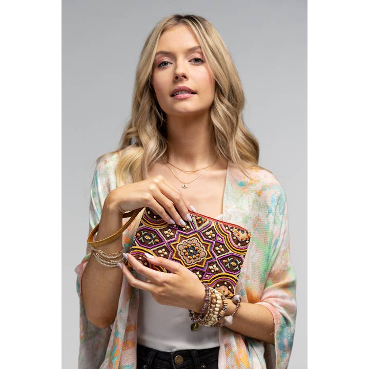 Handmade Lucy Beaded Clutch for wholesale on Faire4