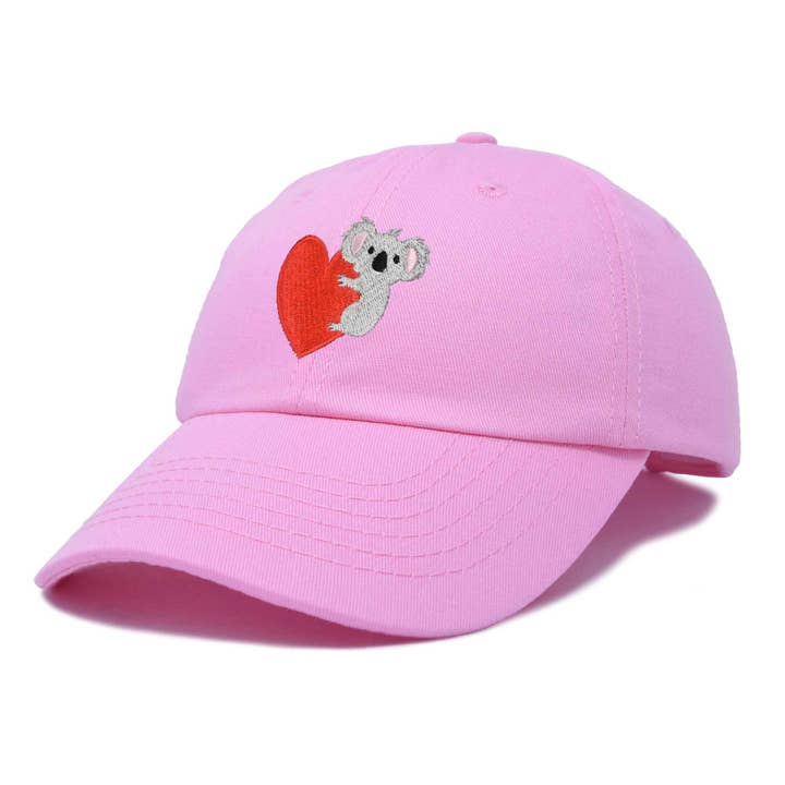 Dalix - Wholesale Baseball Cap - Women's - DALIX Cute Koala with Heart Hat Womens Embroidered Ball Cap15