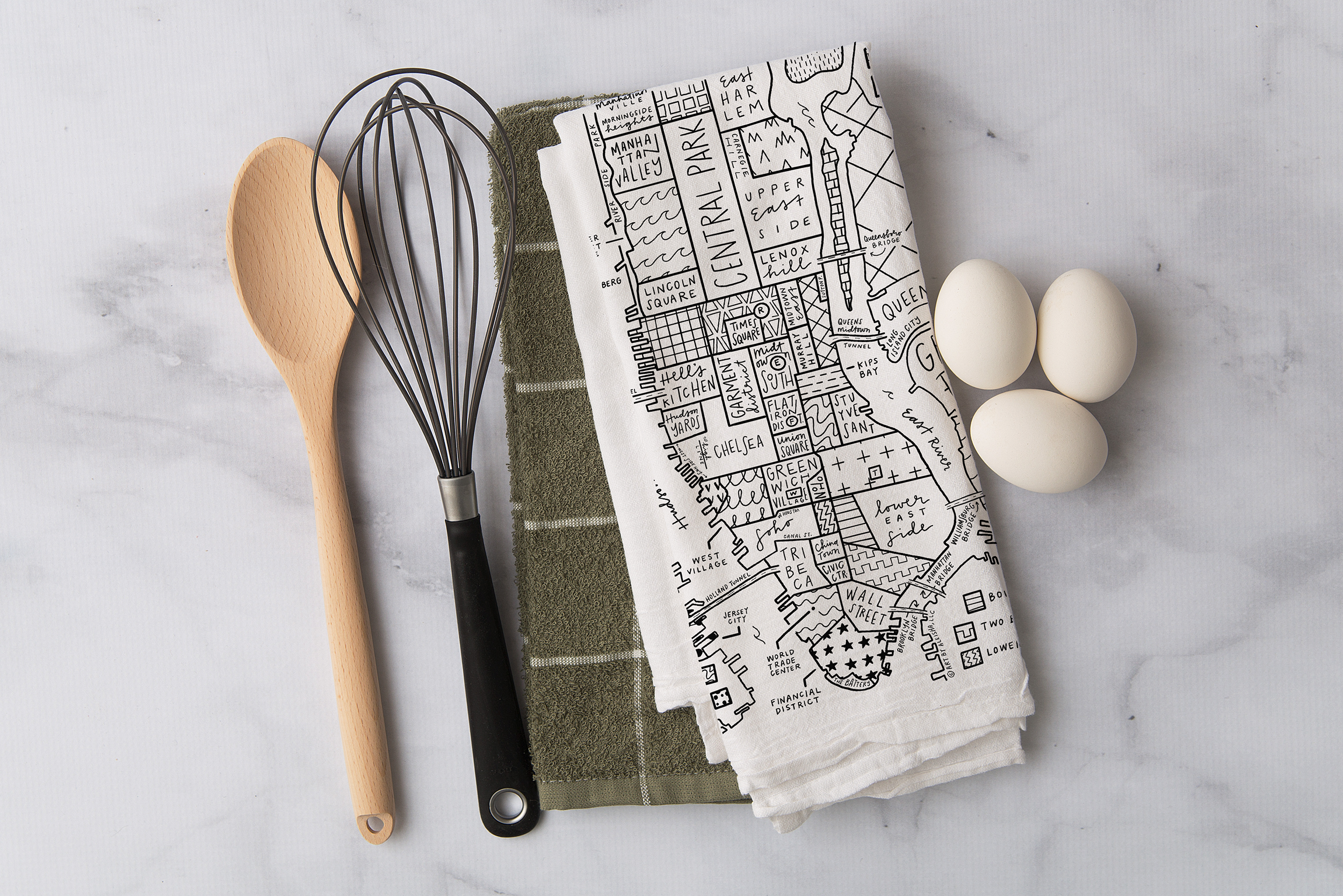 By Aleisha - Wholesale Tea Towel - New York City Tea Towel2