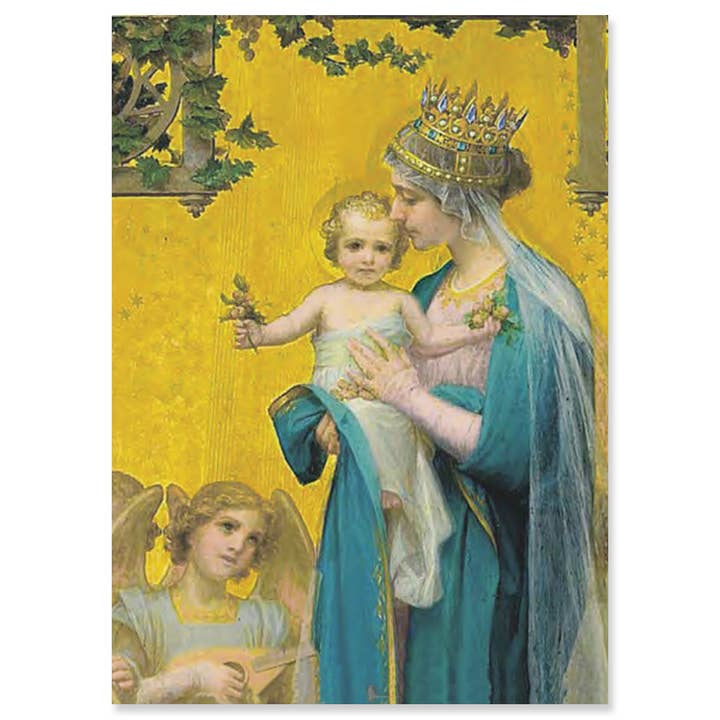 GARDEN MADONNA | J&M MARTINEZ HOLIDAY CARD for wholesale by Calypso Cards LLC