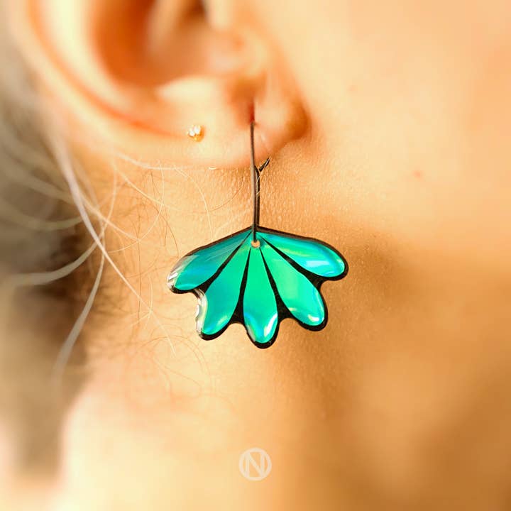 Petals Pendant Earrings - Handmade to Order for wholesale by Naoi