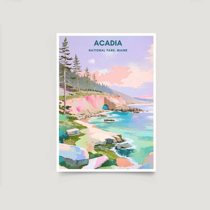 Acadia National Park Print for wholesale by Across Our Land