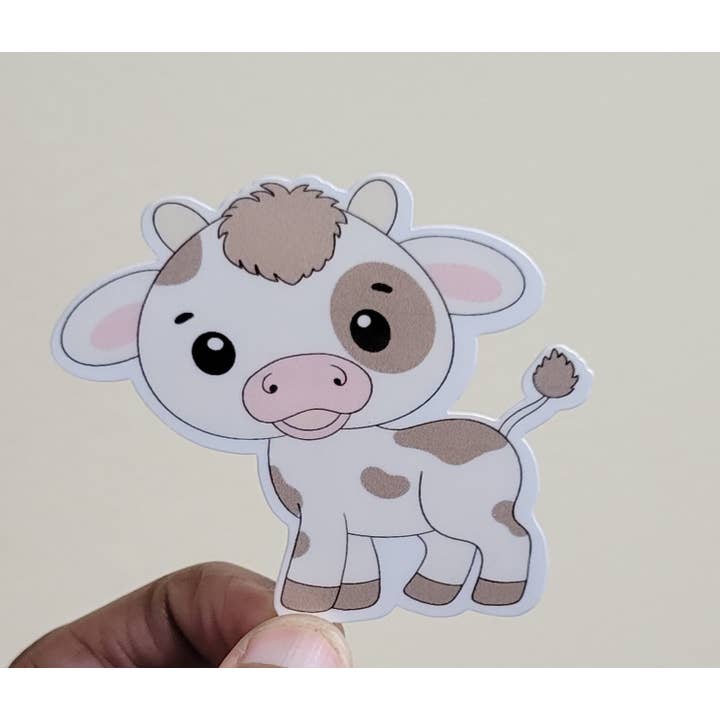 Koesticker | Laptopsticker | Sticker voor waterfles | voor wholesale door CraftdeeD