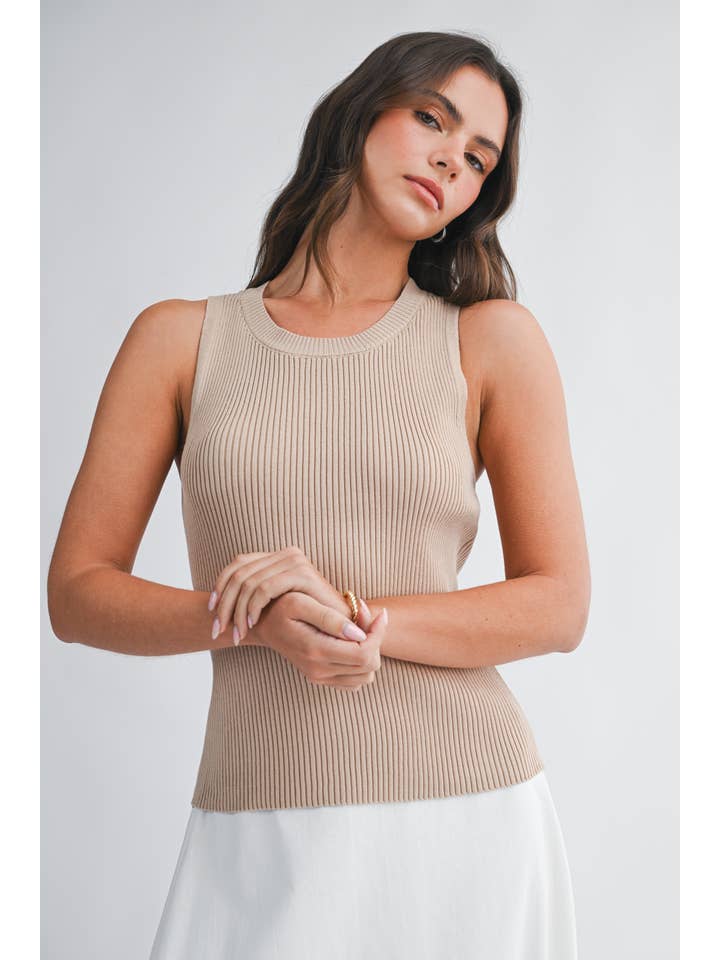 AEMI + CO - Wholesale Tank Top - Women's - 3131DN Jadine Knit Tank 32