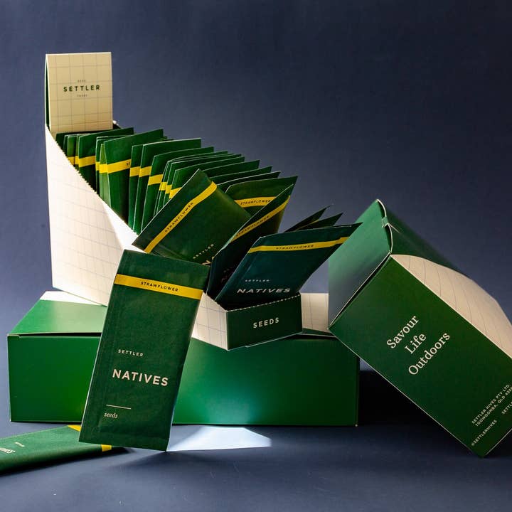 Settler Hives - Wholesale Plant seeds - Mix of Zinnia, Cornflower & Strawflower Seeds | 10 of each2