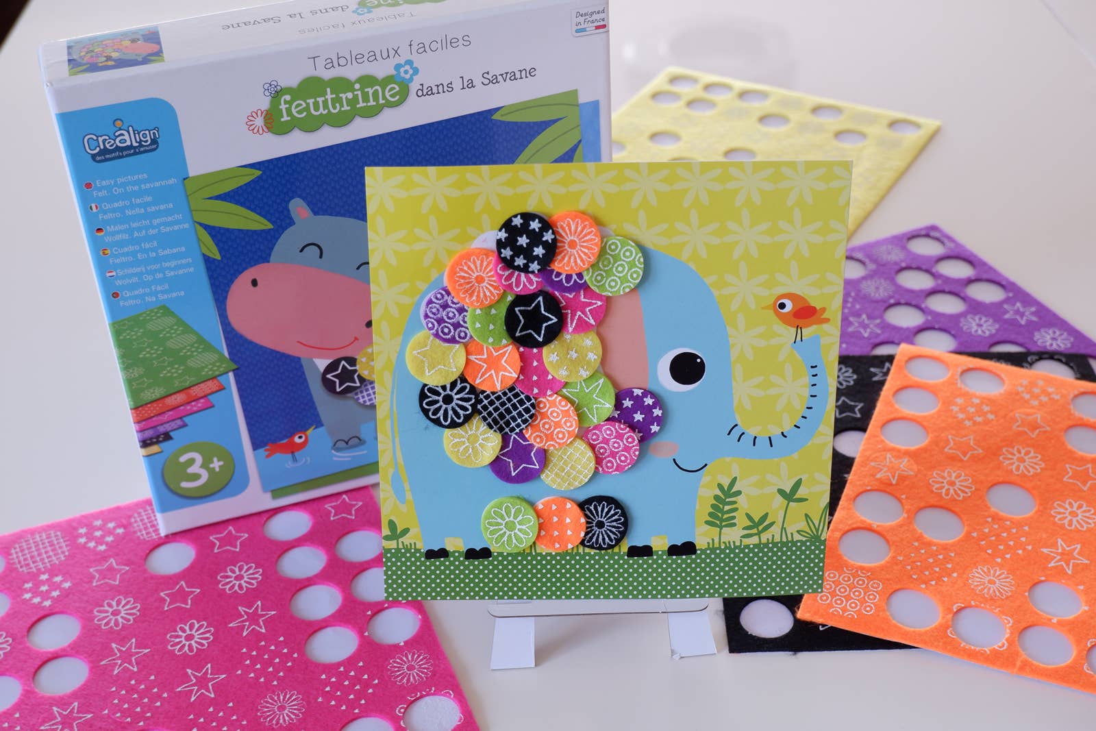 Créa Lign' - Wholesale DIY Craft Kit - Kids - Felt “In the Savannah”5