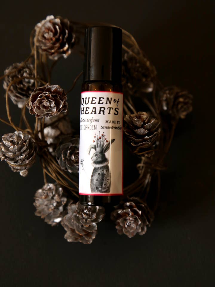 Queen Of Hearts Perfume | Valentines Gift for Her | Rabbit for wholesale by ScreamPrintShop