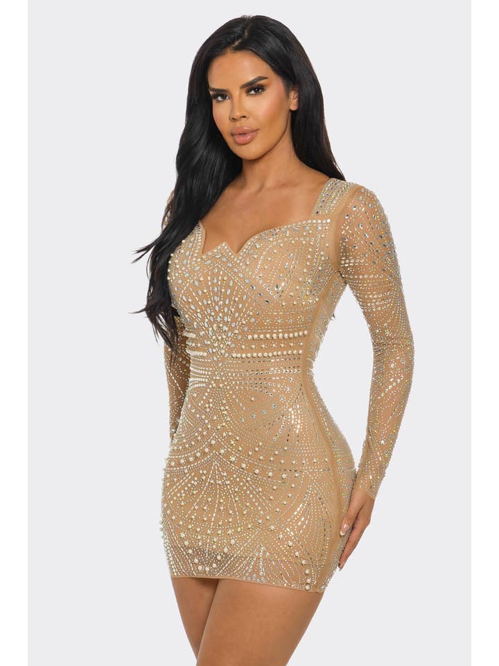 BANJUL - Wholesale Dress - Women's - BCCDS72256 & WIDE-STRAP RHINESTONE MINI DRESS15