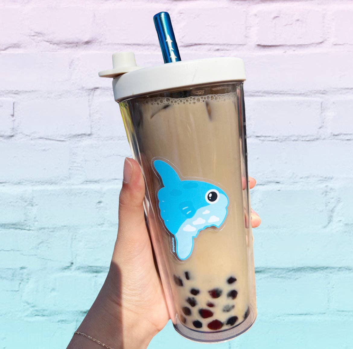 Fin Pin Shop - Wholesale  - Munch the mola mola (sunfish) sticker0