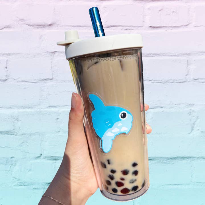 Fin Pin Shop - Wholesale - Munch the mola mola (sunfish) sticker