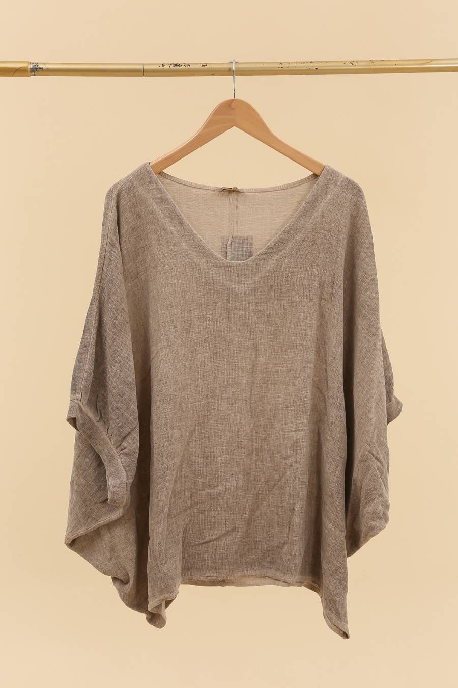 LÉA & LUC - Vente Tunique – femme - Blouse en 50% lin et 50% coton REF. 465214