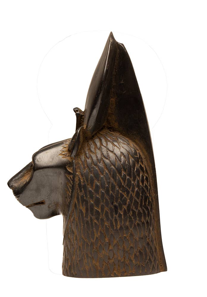 Discoveries, Inc. - Wholesale Decoratief beeldje - Sekhmet Buste Zwart - 4,5" - Egyptische Godin3