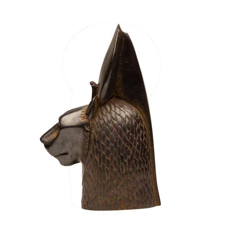 Discoveries, Inc. - Wholesale Decorative Figurine - Sekhmet Bust Black - 4.5" - Egyptian Goddess3