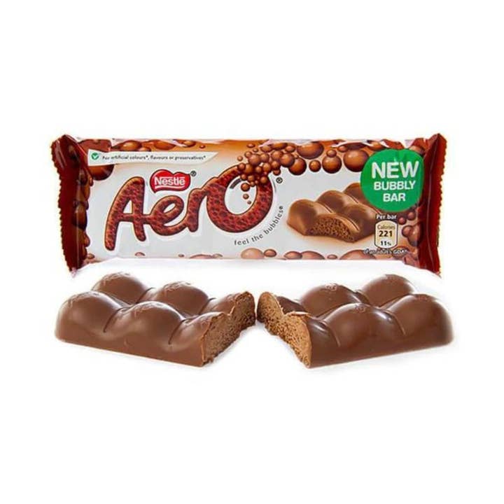 I Got Your Candy - Wholesale Chocolate Bar - Aero Milk Chocolate Bar(UK) 1.2oz - 24ct